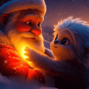Yeti and Santa Claus