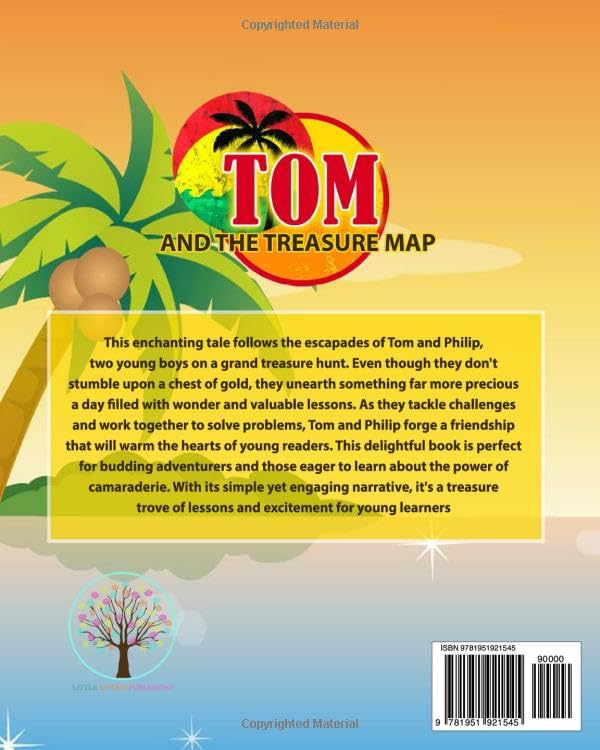 tom and the treasure map back cover