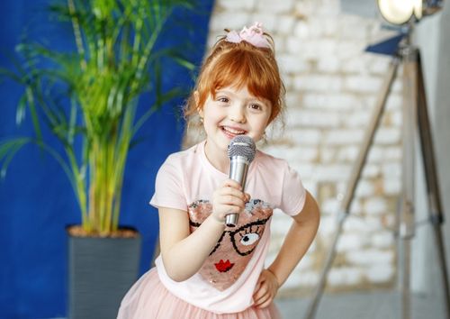 girl singing